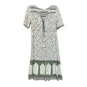 Wonderly Gauze Dress Long Maxi Women's Large Cool Wear Coastal Resort